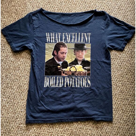 Customized Pride & Prejudice "Boiled Potatoes" T-Shirt - Picture 1 of 4